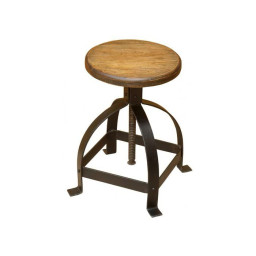 industrial bar stool with swivel seat
