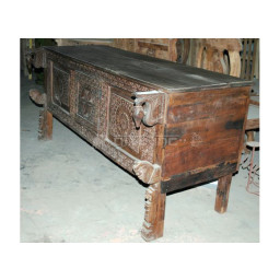wooden hand-carved DAMACHIYA sideboard cabinet 