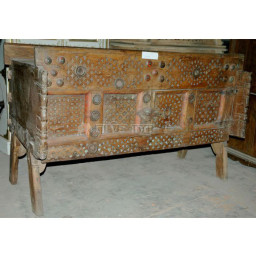 wooden hand-carved DAMACHIYA console cabinet sideboard