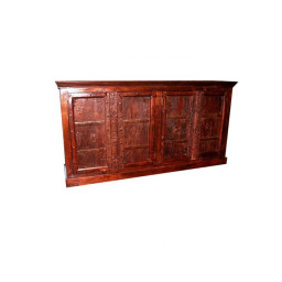 Wooden antique old door sideboard storage cabinet 